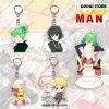 2021 New One Punch Man Keychain Figures Acrylic Double-Sided Pendant