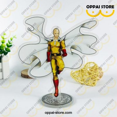 2021 One Punch Man Acrylic Desk Stands Action Figure Saitama