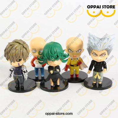 5Pcs/set One Punch Man Pvc Figures Toys Dolls