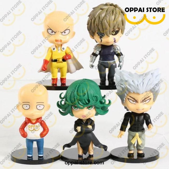 5Pcs/set One Punch Man Pvc Figures Toys Dolls Combo 1