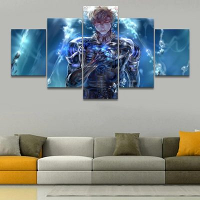 Genos 5 pieces wall art 2 - Oppai Store