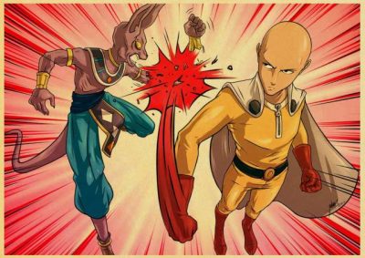 Japanese Anime One Punch Man Poster Cool Retro Painting Wall Stickers Vintage Prints For Bar And.jpg 640x640 3 - Oppai Store