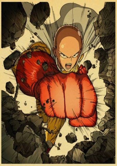 Poster One Punch Man - Saitama | Wall Art, Gifts & Merchandise 