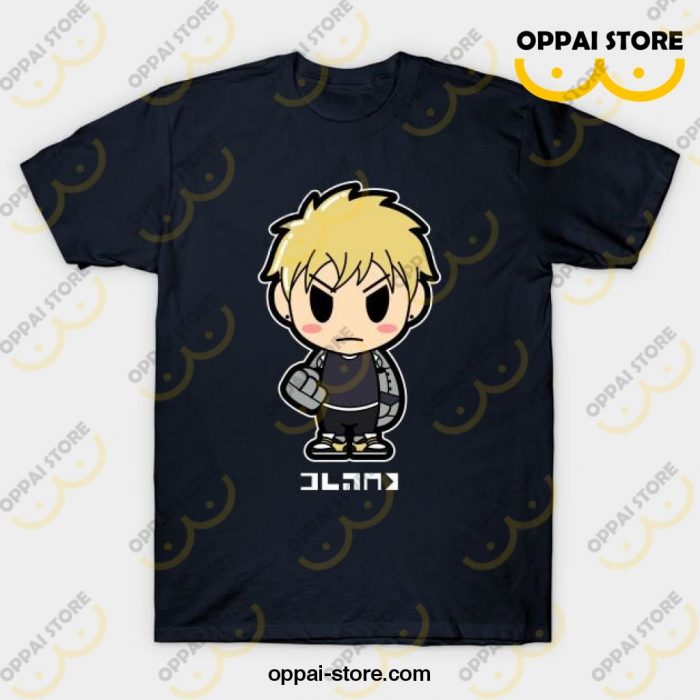 Chibi Genos T-Shirt Navy Blue / S