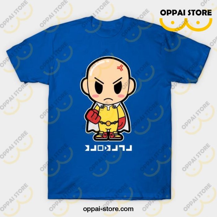 Chibi Saitama T-Shirt Blue / S