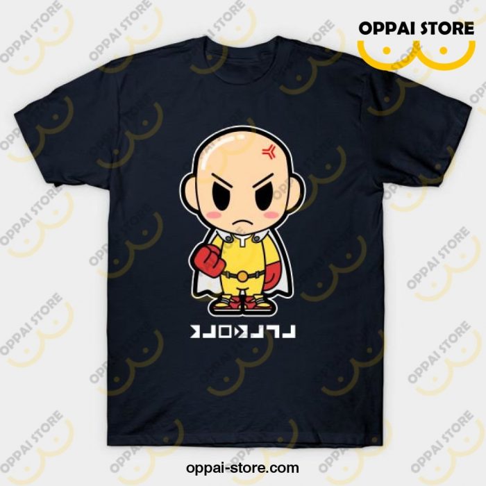 Chibi Saitama T-Shirt Navy Blue / S