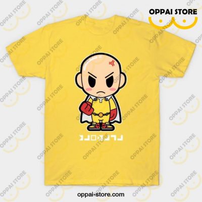 Chibi Saitama T-Shirt Yellow / S