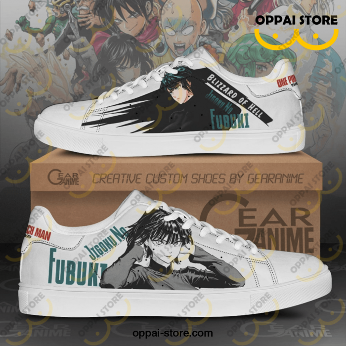 Fubuki Skate Shoes One Punch Man Custom Anime Shoes PN11 - Ladonest