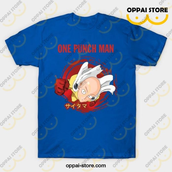 Hero One Punch Man T-Shirt Blue / S