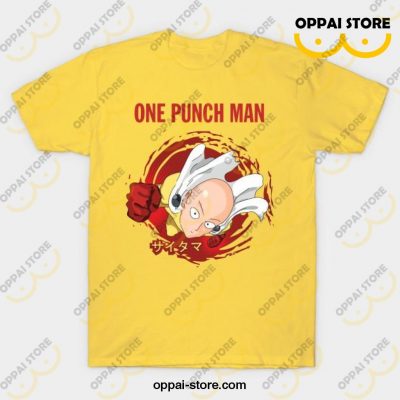 Hero One Punch Man T-Shirt Yellow / S