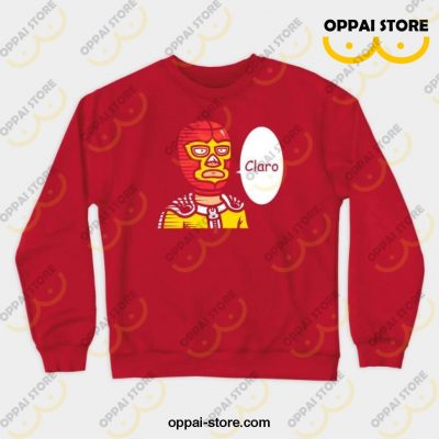 One Punch Macho Crewneck Sweatshirt Red / S
