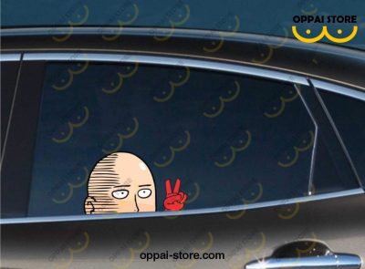 One Punch Man 3D Peeker Funny Car Sticker Diy Waterproof