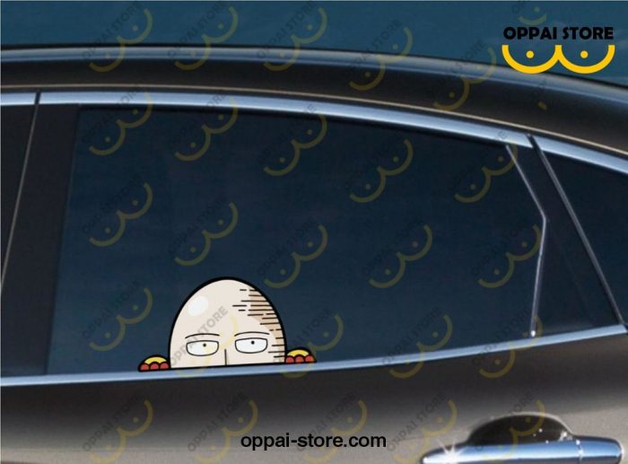 One Punch Man 3D Peeker Funny Car Sticker Diy Waterproof