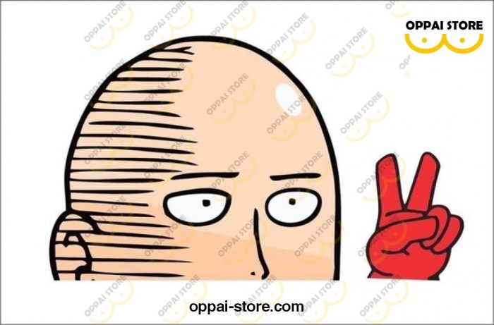 One Punch Man 3D Peeker Funny Car Sticker Diy Waterproof Style 1 / Height 15Cm