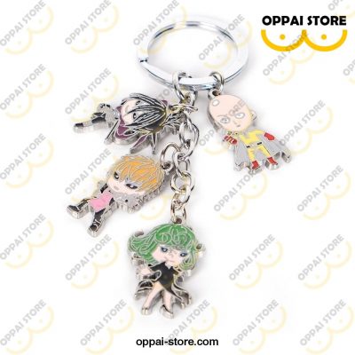 One Punch Man Characters New Fashion Metal Keychain