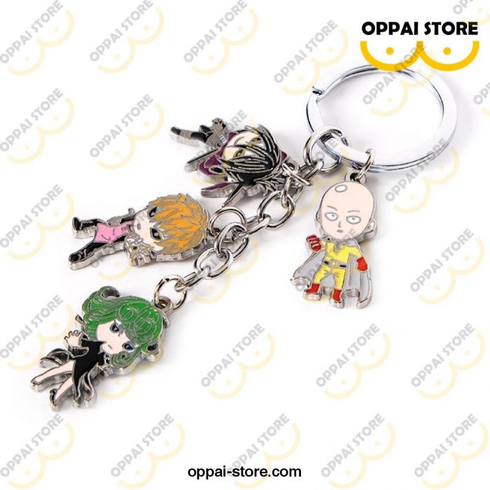 One Punch Man Characters New Fashion Metal Keychain