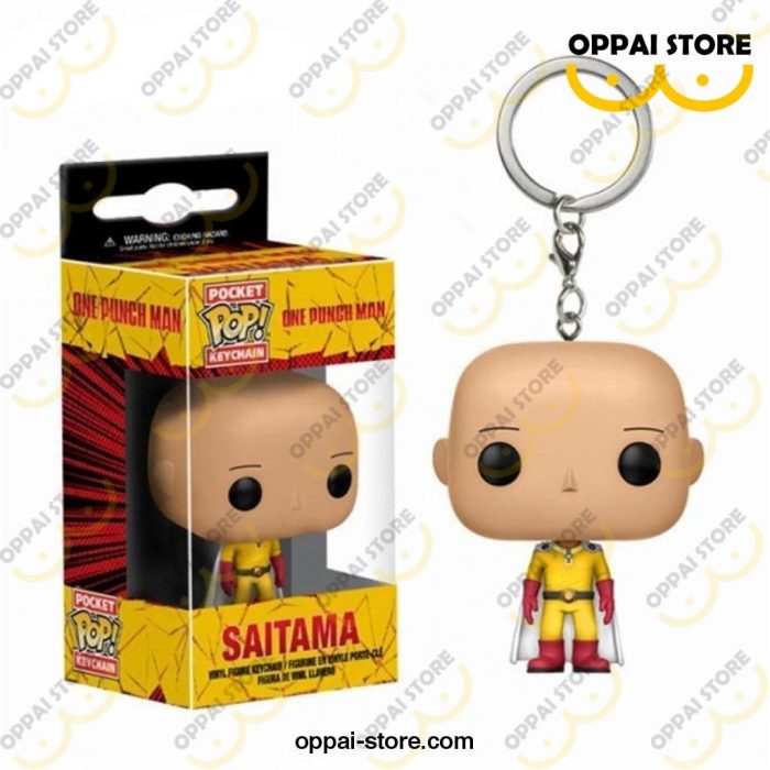 One Punch Man Funko Pop - Saitama Pocket Keychain