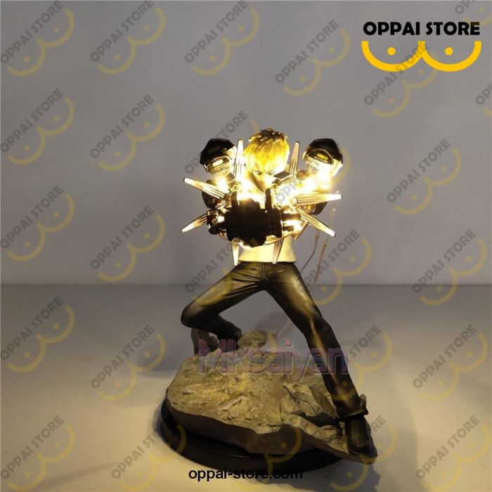 One Punch Man Genos Cannons Action Figure Diy Led Night Light