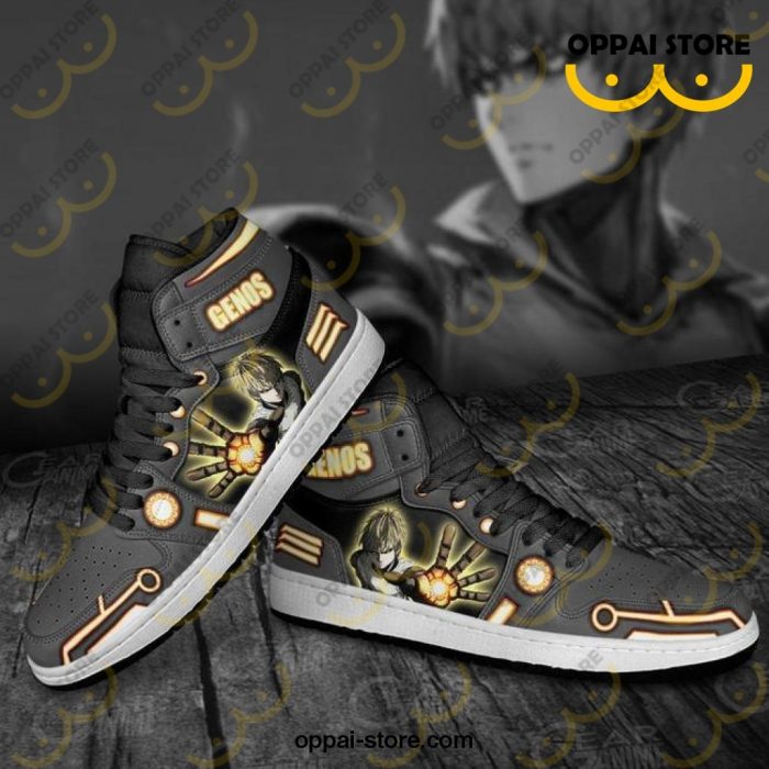 One Punch Man Genos Sneakers Anime Custom Shoes MN10 - Ladonest