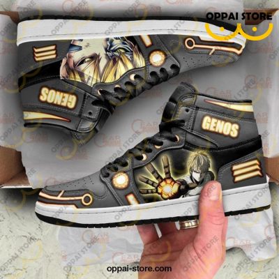 One Punch Man Genos Sneakers Anime Custom Shoes MN10 - Ladonest