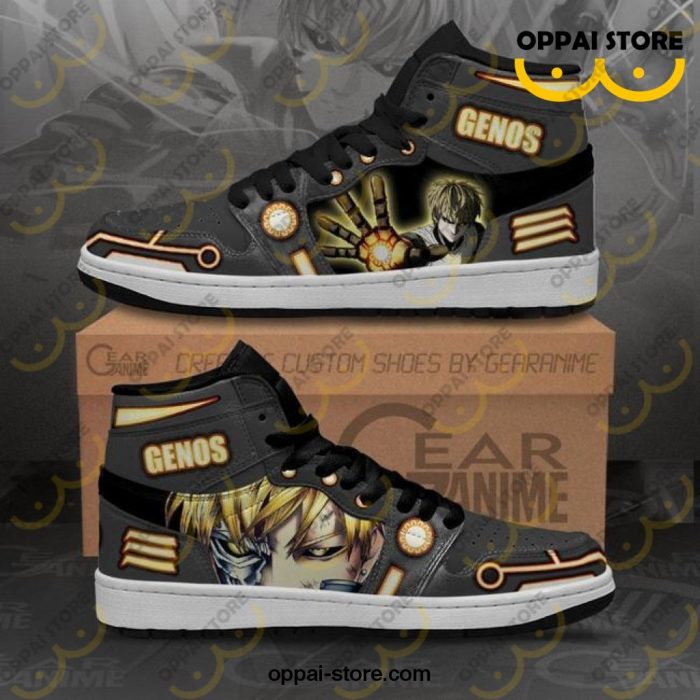 One Punch Man Genos Sneakers Anime Custom Shoes MN10 - Ladonest