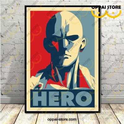 One Punch Man Saitama Hero Classic Wall Art