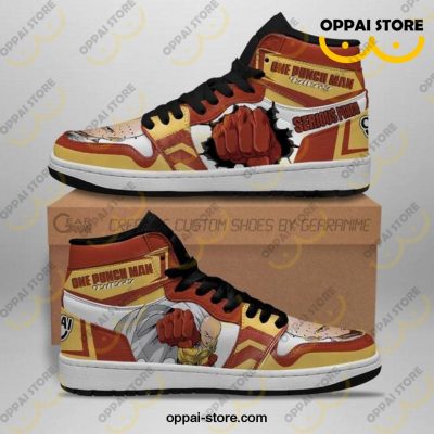 One Punch Man Sneakers Saitama Serious Punch Anime Shoes - Ladonest