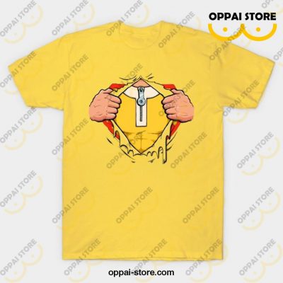 Real Hero - Saitama T-Shirt Yellow / S