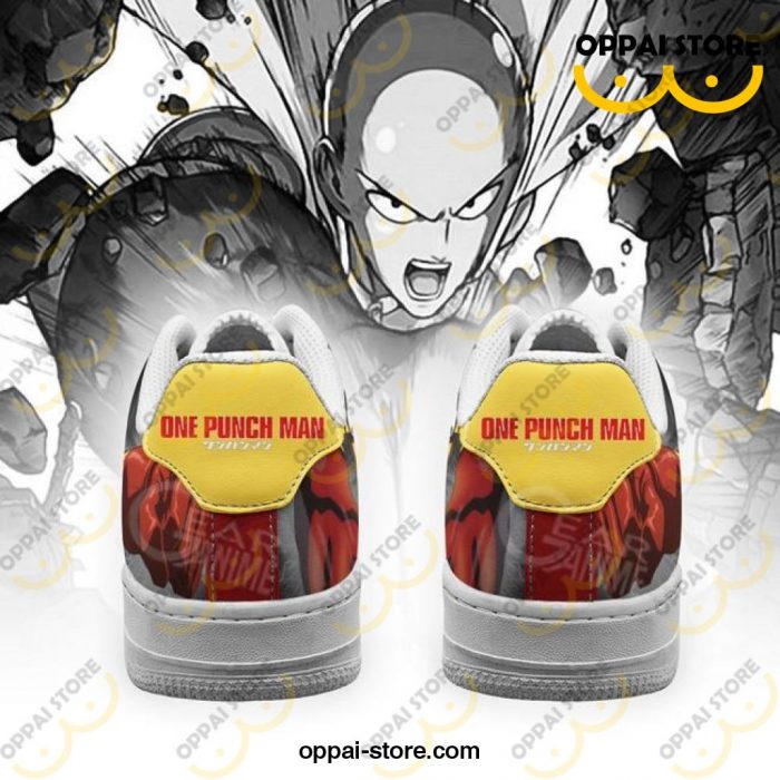 Saitama Air Force Sneakers One Punch Man Anime Custom Shoes PT09 - Ladonest