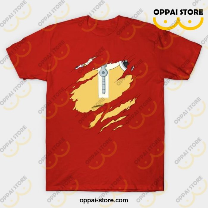 Saitama Rip T-Shirt Red / S