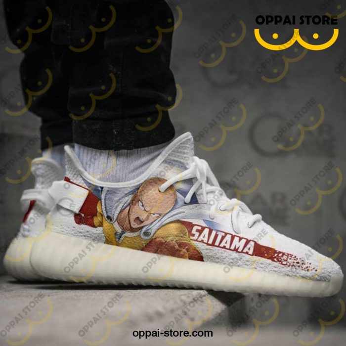 Saitama Shoes Fight One Punch Man Custom Anime Sneakers TT10 - Ladonest