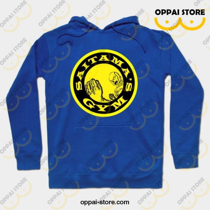 Saitamas Gym Hoodie Blue / S