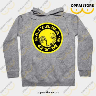 Saitamas Gym Hoodie Gray / S