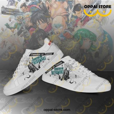 Tatsumaki Skate Shoes One Punch Man Custom Anime Shoes PN11 - Ladonest