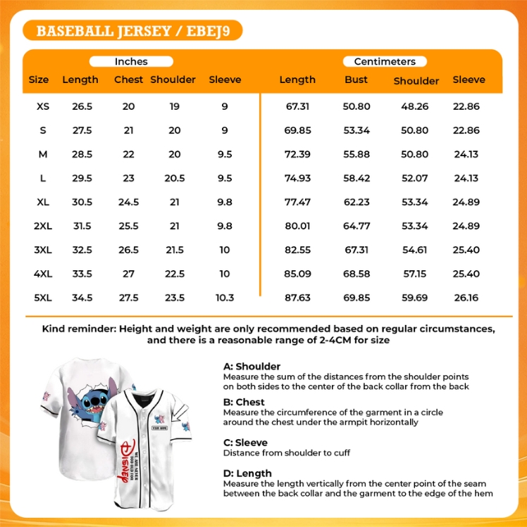 3D Baseball Jersey - Oppai Store