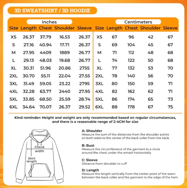 3D Sweatshirt 3D Hoodie - Oppai Store
