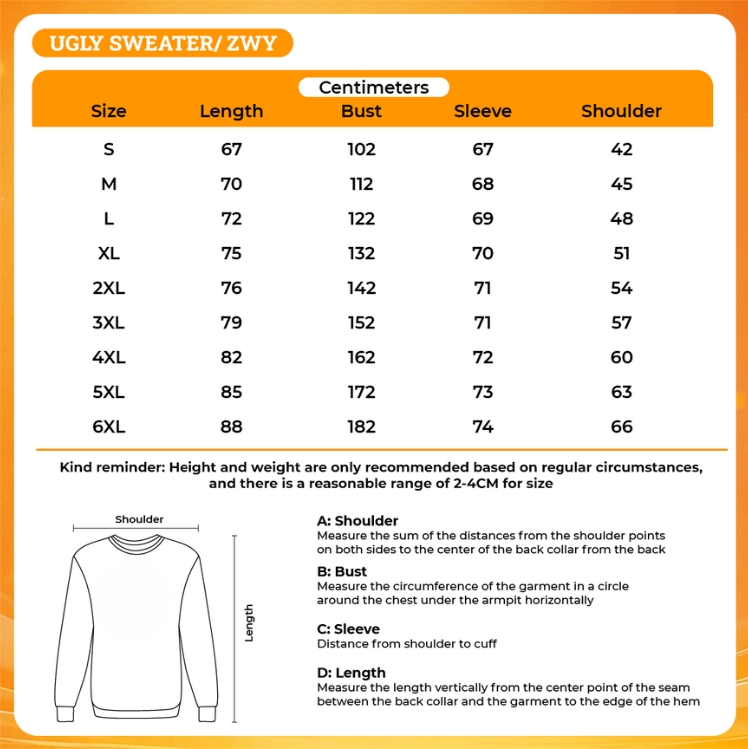 3D UGLY SWEATER - Oppai Store